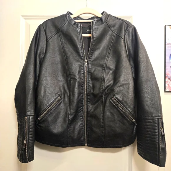 Torrid Leather Jacket - Picture 1 of 10